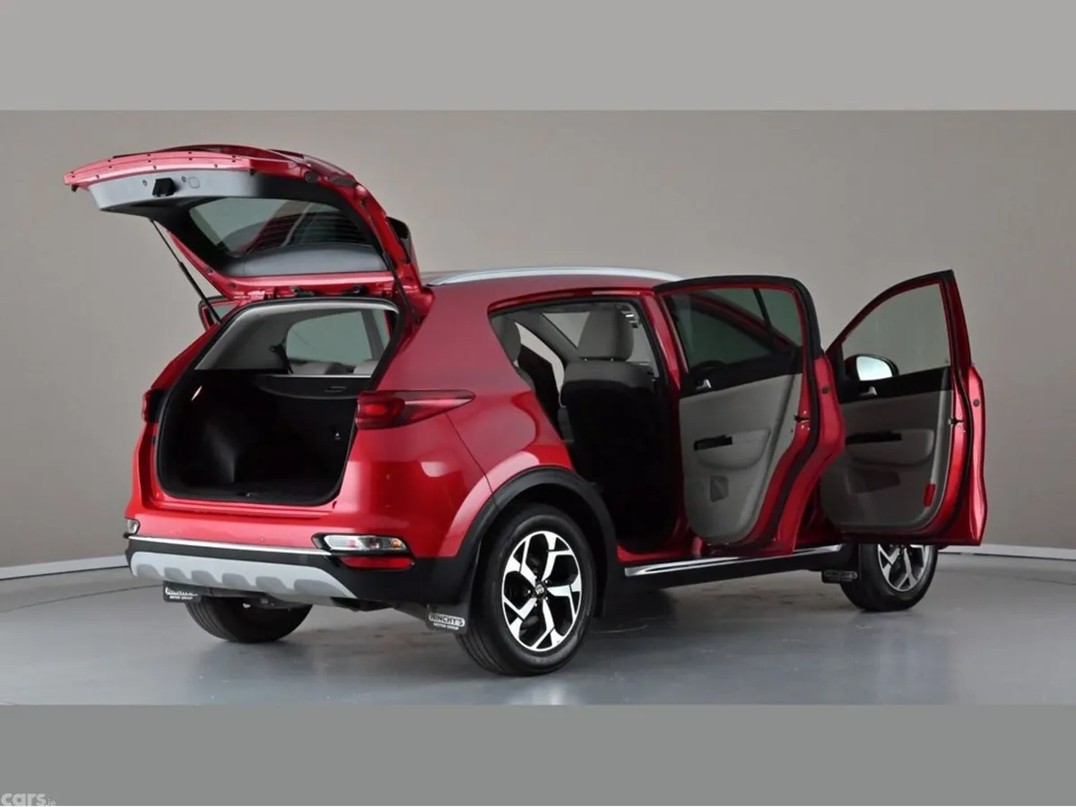 Kia Sportage SUV, Diesel Hybrid, 2021, Red
