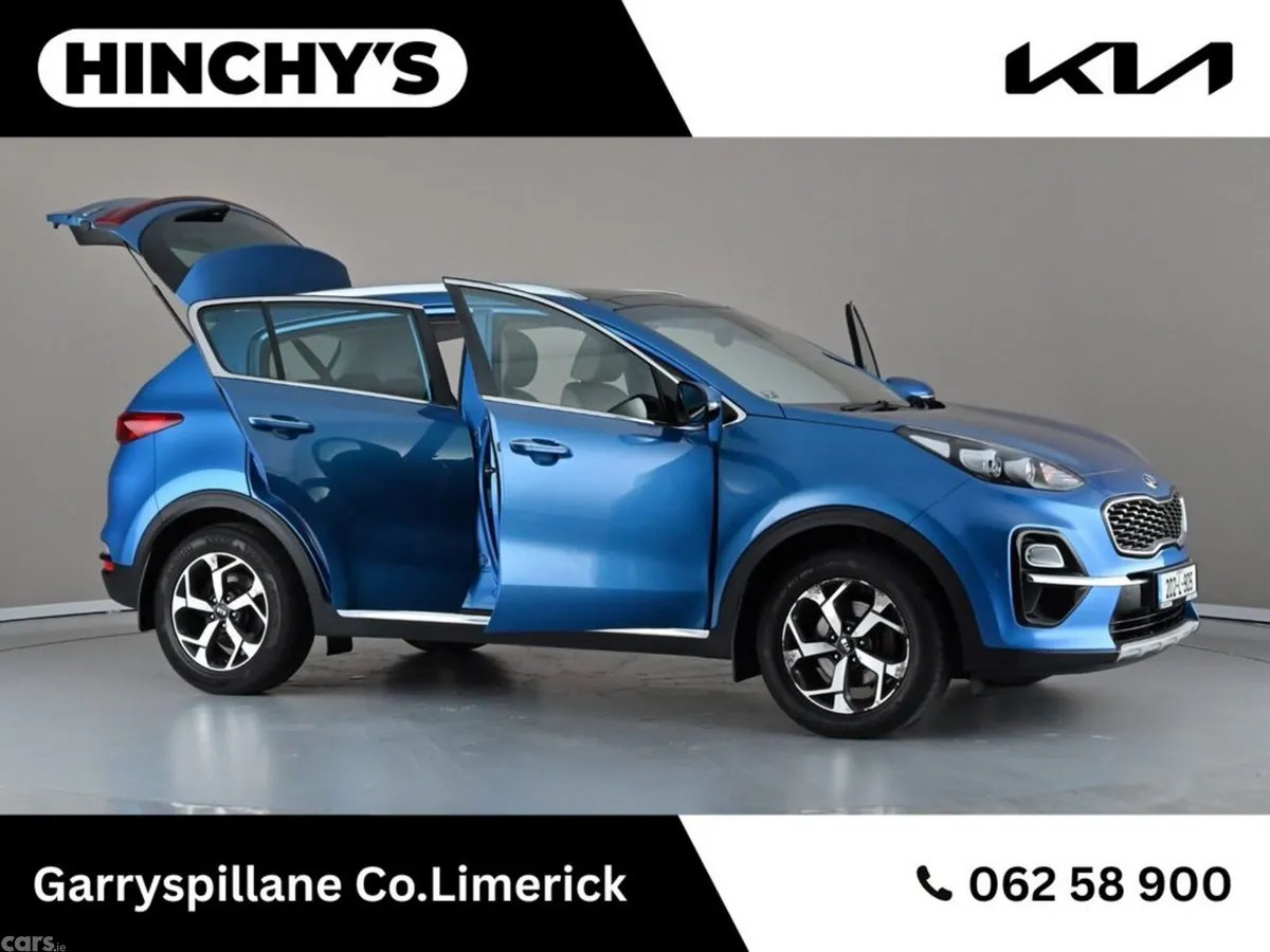 Kia Sportage SUV, Diesel Hybrid, 2020, Blue