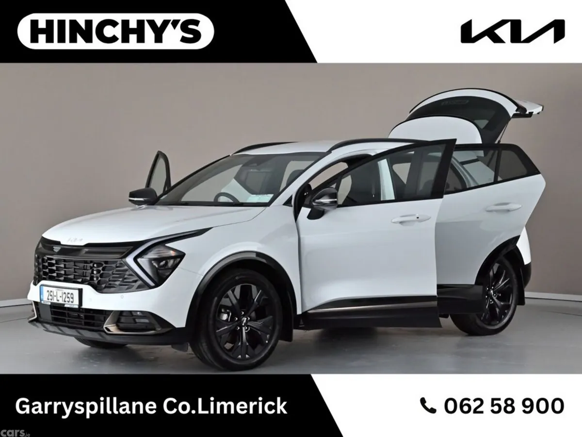 Kia Sportage SUV, Petrol Plug-in Hybrid, 2025, White