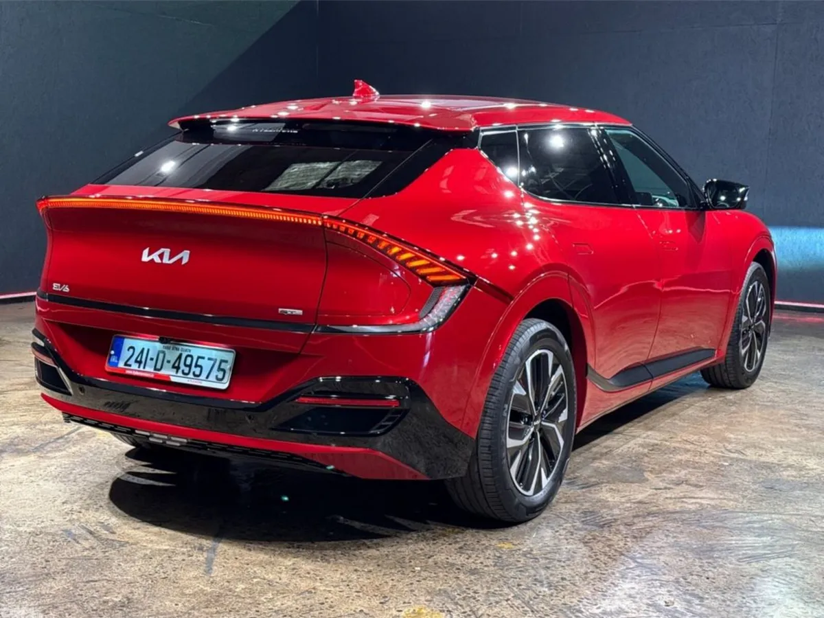 Kia EV6 Hatchback, Electric, 2024, Red
