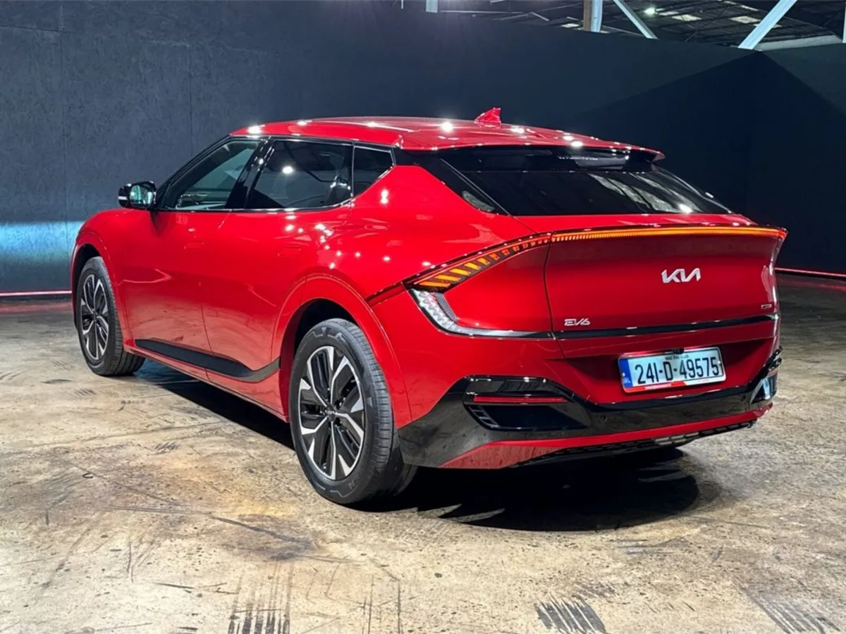 Kia EV6 Hatchback, Electric, 2024, Red