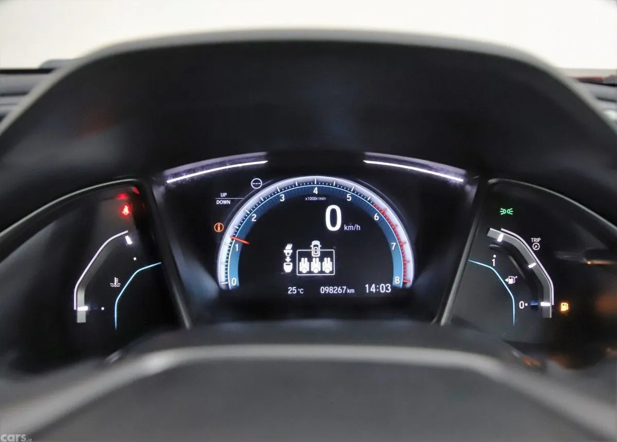 Honda Civic Hatchback, Petrol, 2019, Red