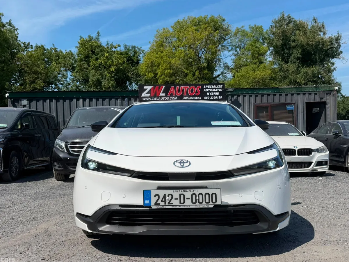 Toyota Prius Hatchback, Petrol Hybrid, 2024, White