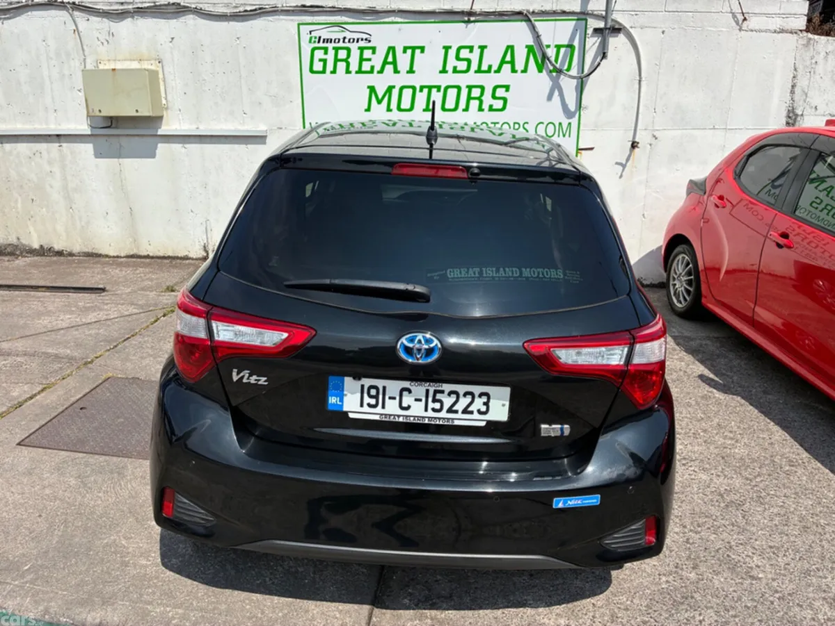 Toyota Vitz Hatchback, Petrol Hybrid, 2019, Black