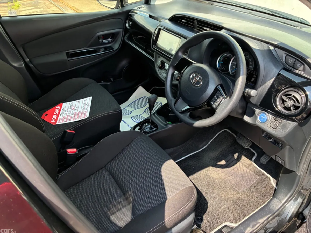 Toyota Vitz Hatchback, Petrol Hybrid, 2019, Black