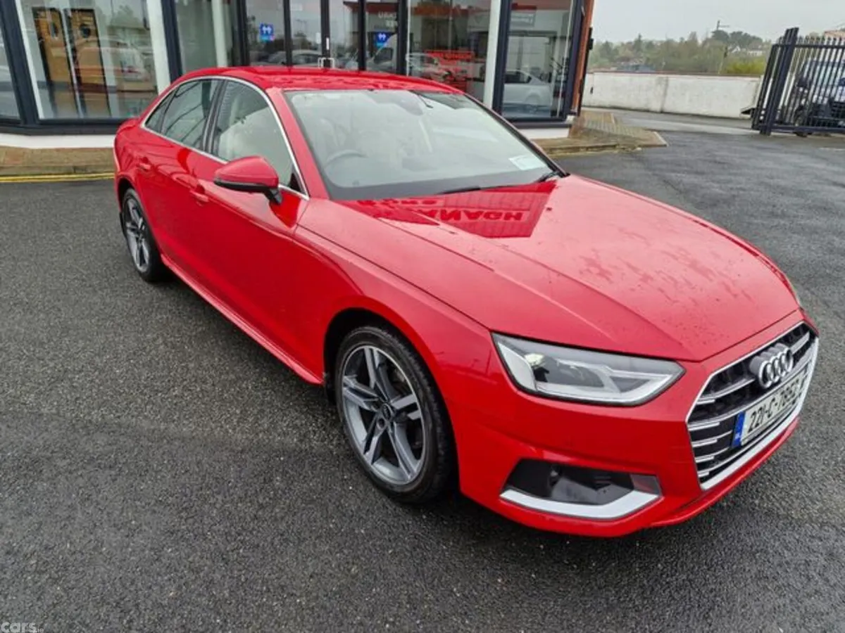 Audi A4 Saloon, Diesel, 2022, Red