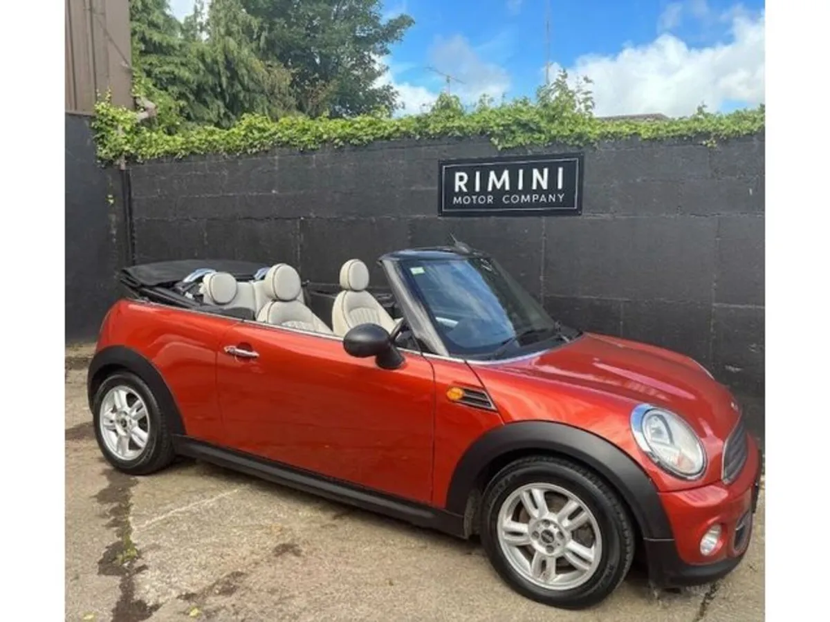 Mini Cooper Convertible, Petrol, 2012, Orange