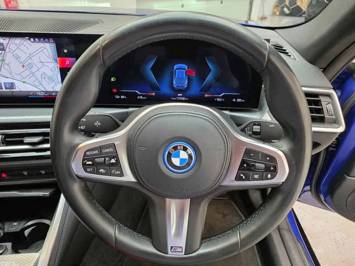 BMW i4 Saloon, Electric, 2023, Blue