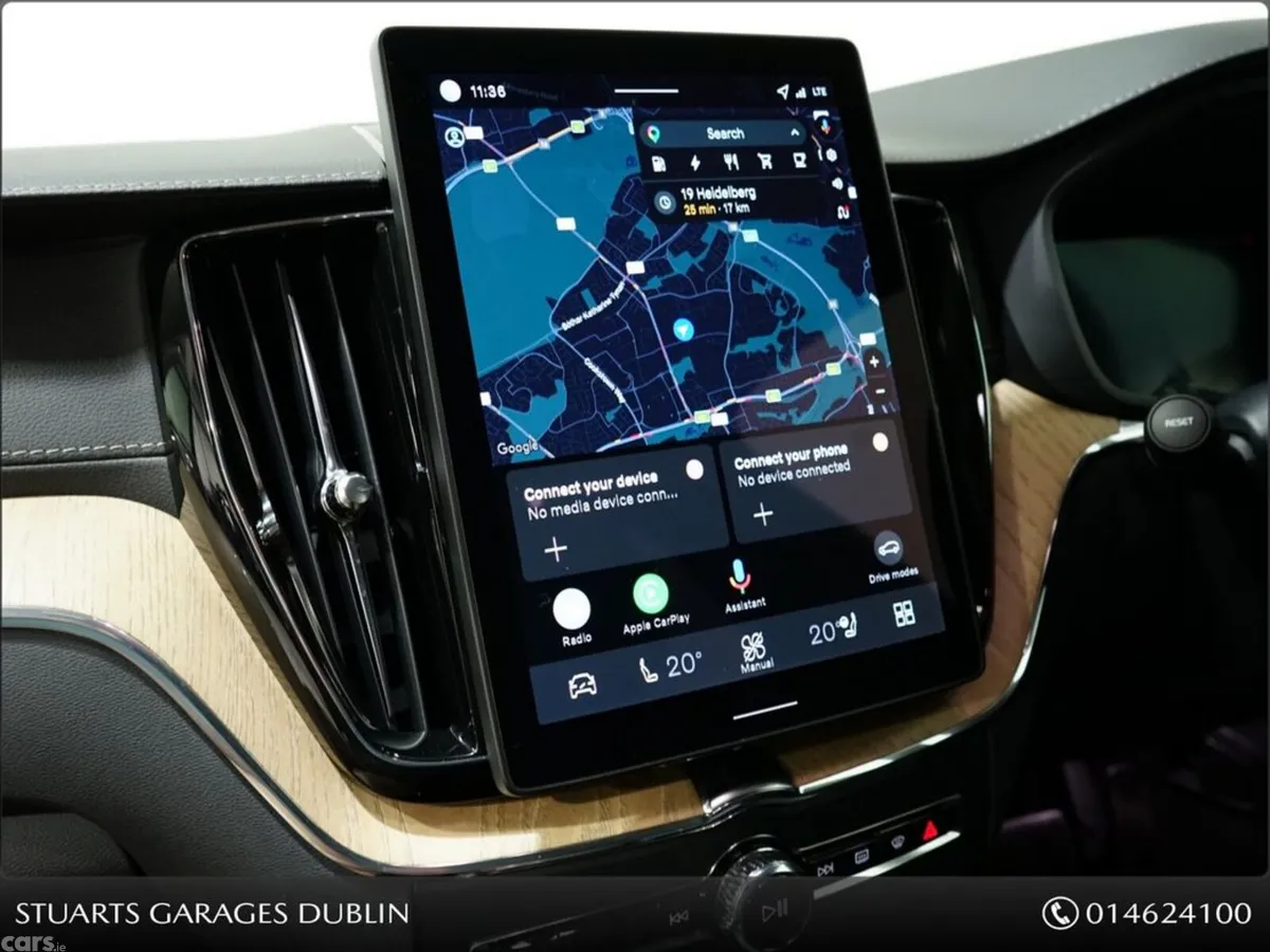 Volvo XC60 Estate, Petrol Plug-in Hybrid, 2025, Red