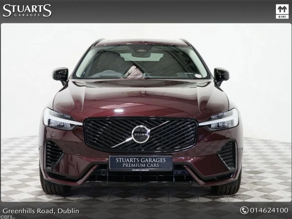 Volvo XC60 Estate, Petrol Plug-in Hybrid, 2025, Red
