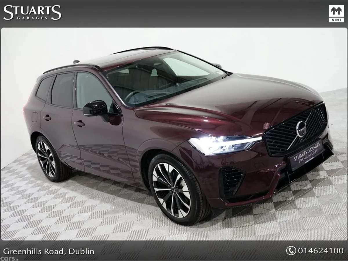 Volvo XC60 Estate, Petrol Plug-in Hybrid, 2025, Red