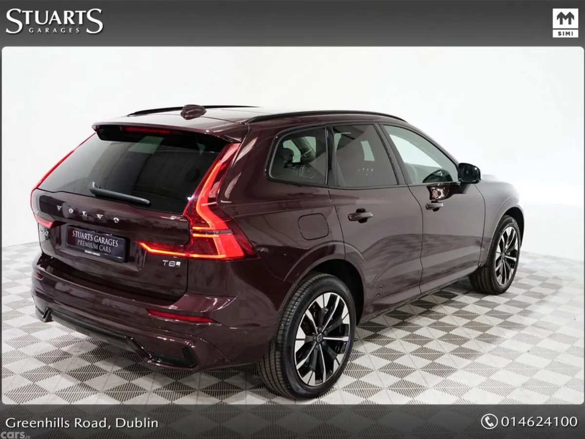 Volvo XC60 Estate, Petrol Plug-in Hybrid, 2025, Red