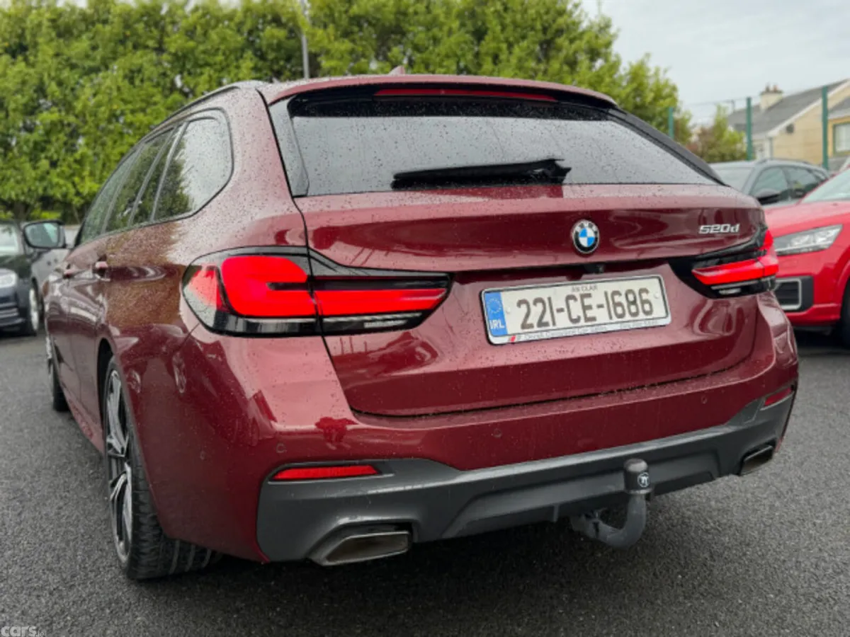 BMW 5-Series Estate, Diesel, 2022, Red