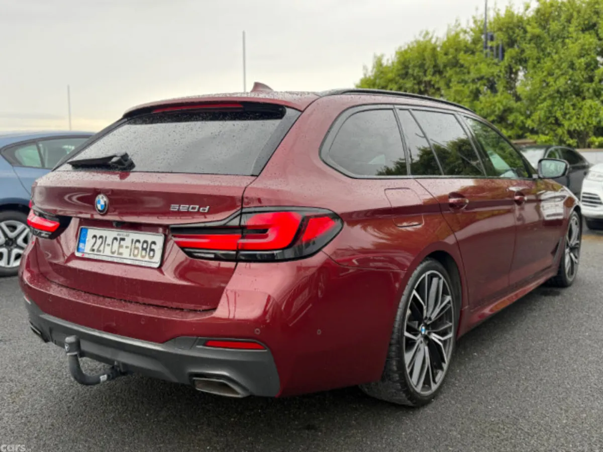 BMW 5-Series Estate, Diesel, 2022, Red