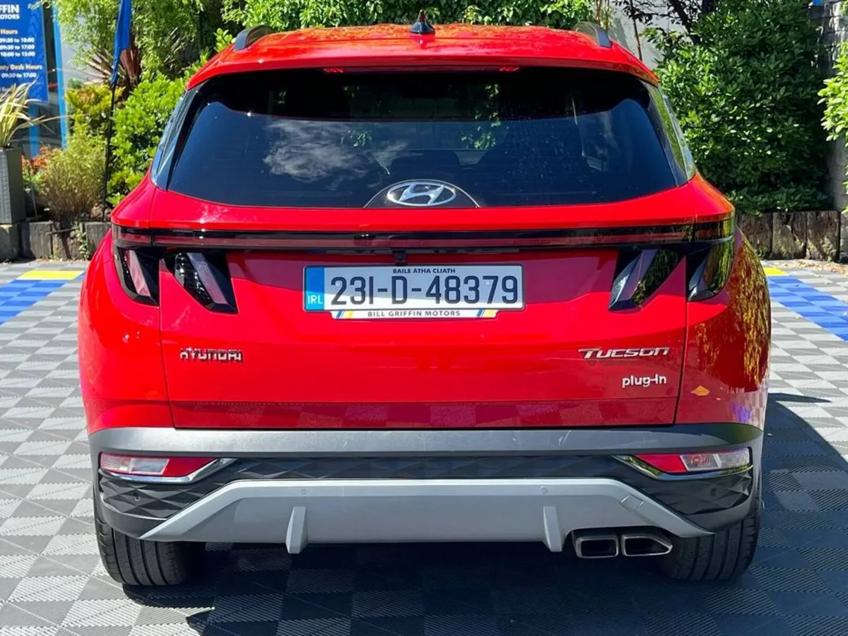 Hyundai Tucson SUV, Petrol Plug-in Hybrid, 2023, Red