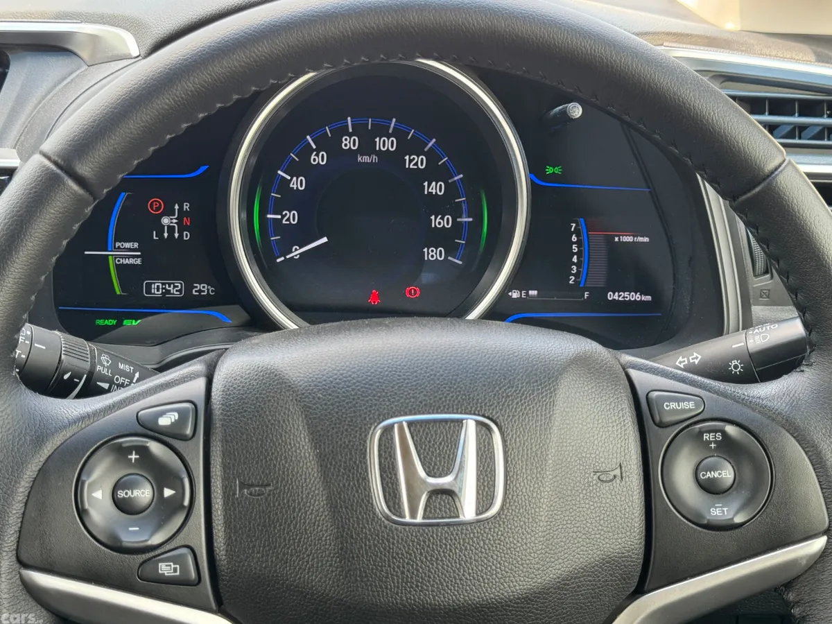 Honda Fit Hatchback, Petrol Hybrid, 2015, Black