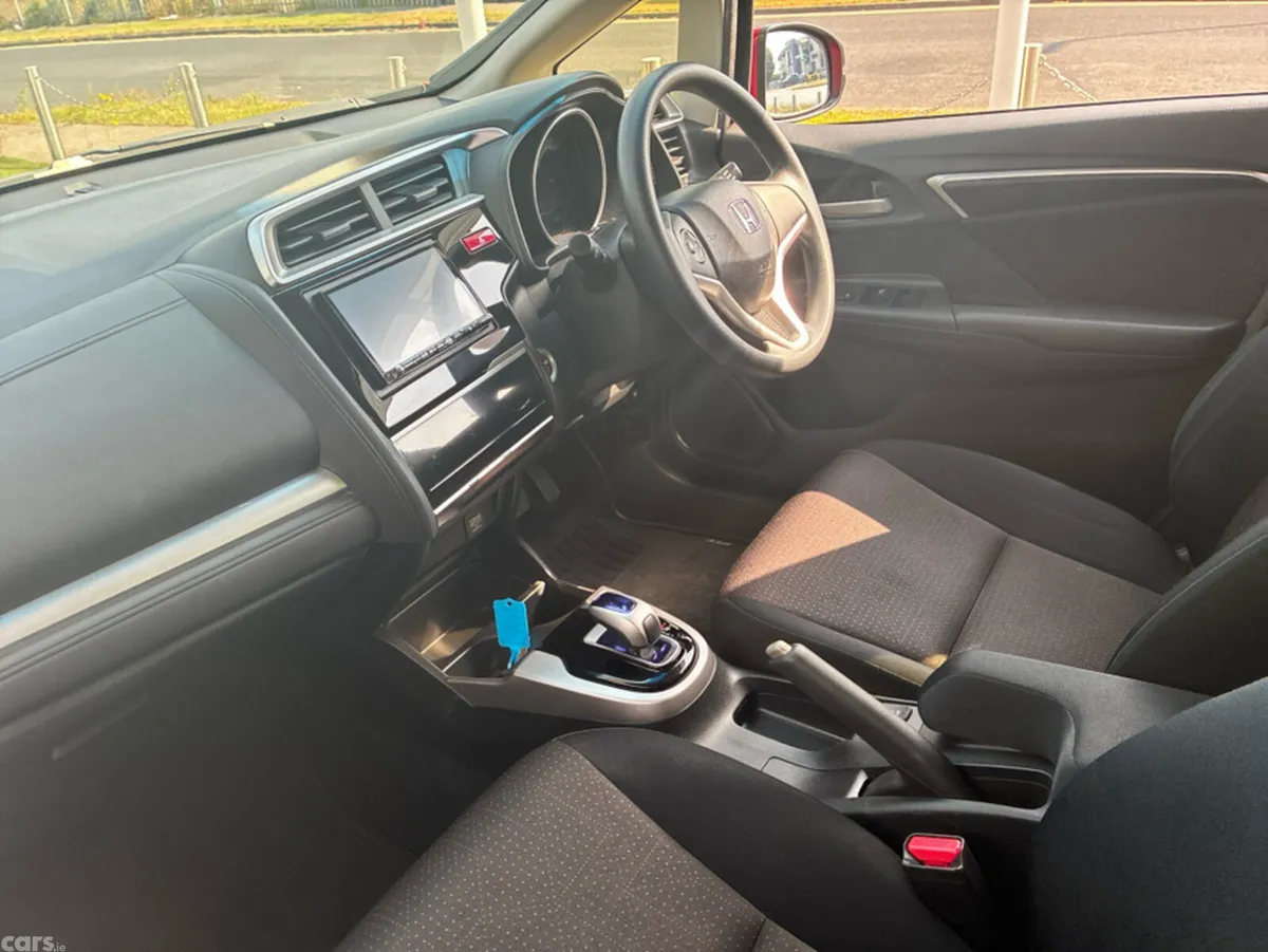 Honda Fit Hatchback, Petrol Hybrid, 2016, Red
