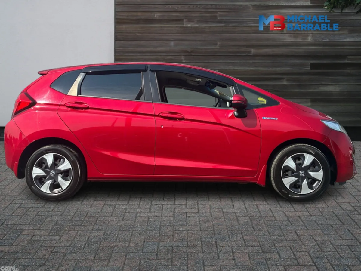 Honda Fit Hatchback, Petrol Hybrid, 2016, Red