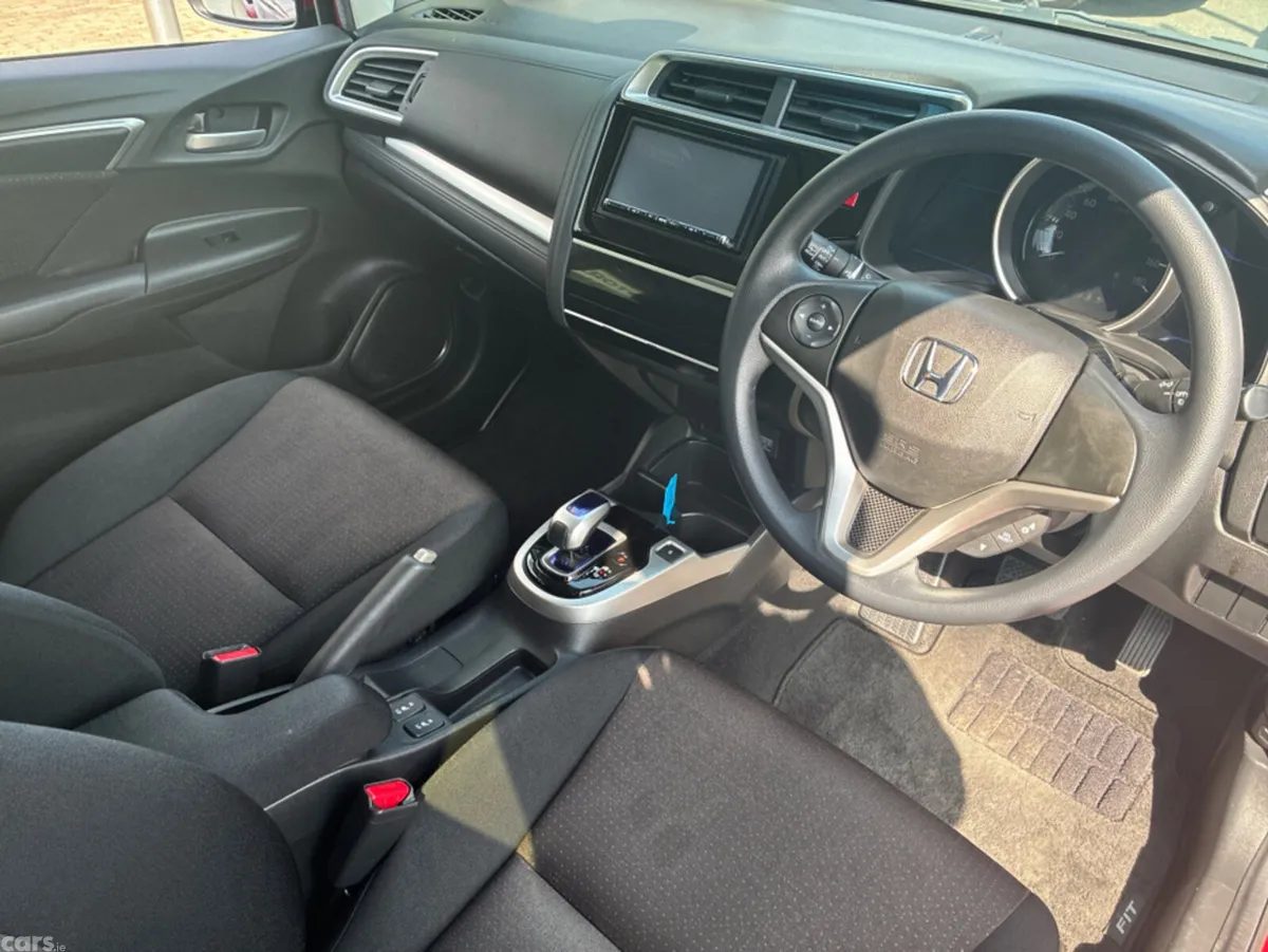 Honda Fit Hatchback, Petrol Hybrid, 2016, Red