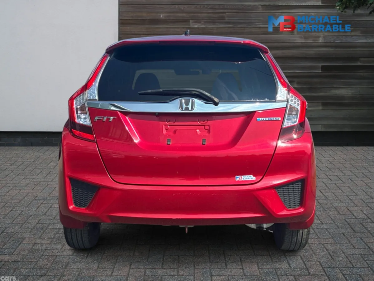 Honda Fit Hatchback, Petrol Hybrid, 2016, Red