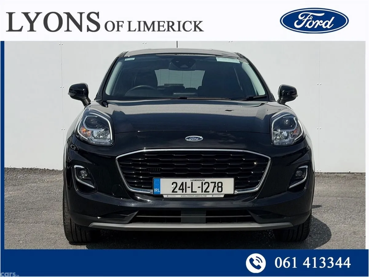 Ford Puma MPV, Petrol Hybrid, 2024, Black