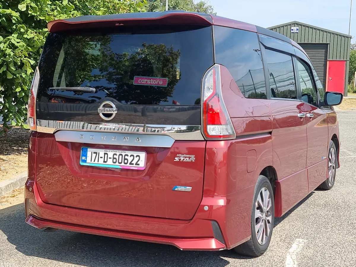 Nissan Serena MPV, Petrol Hybrid, 2017, Red