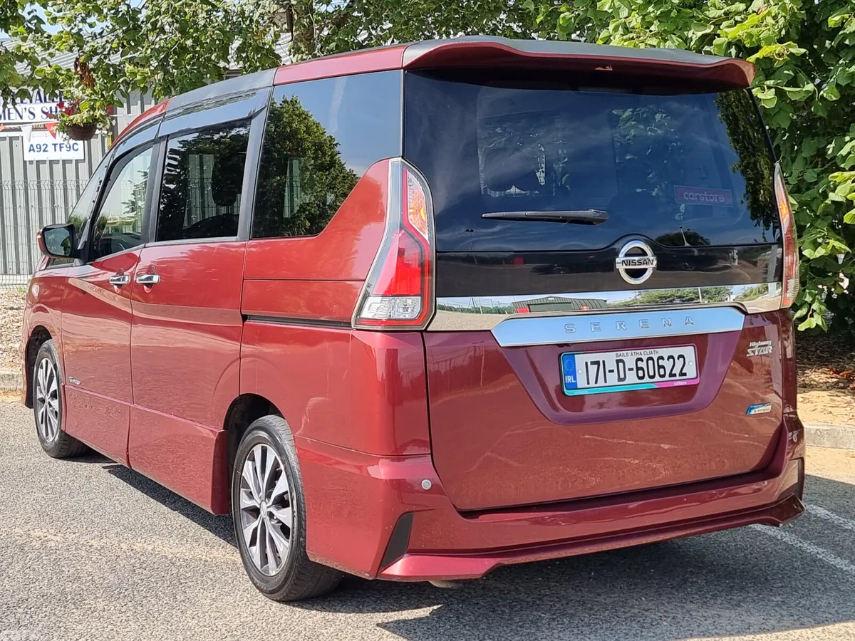 Nissan Serena MPV, Petrol Hybrid, 2017, Red