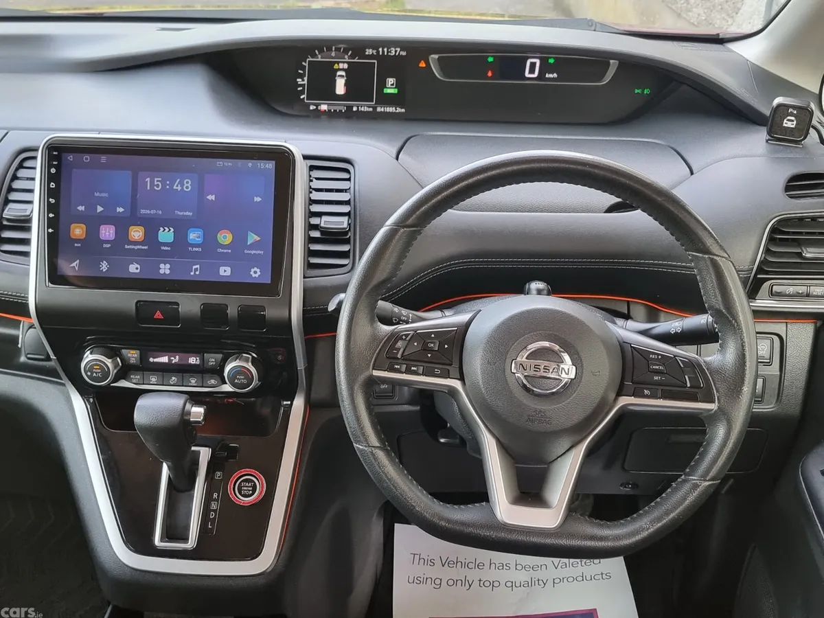 Nissan Serena MPV, Petrol Hybrid, 2017, Red