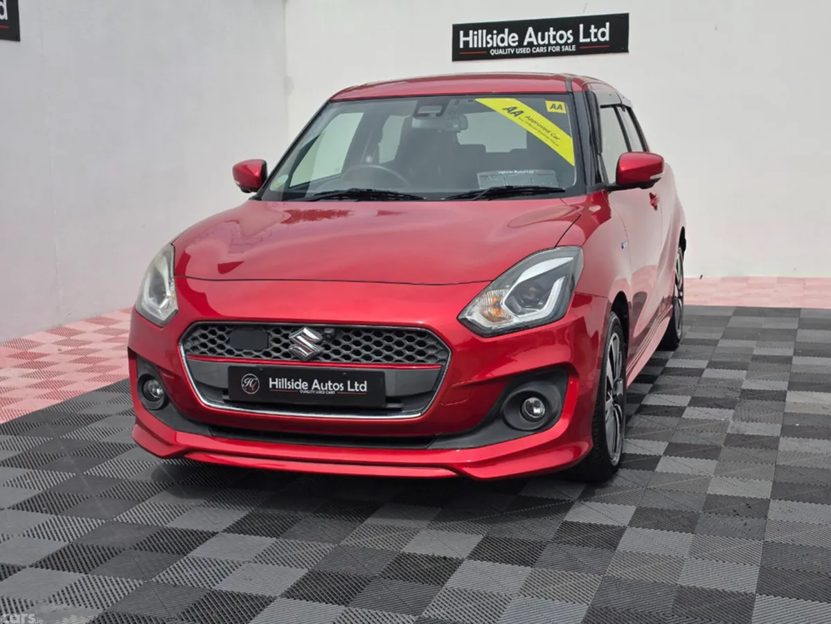 Suzuki Swift Hatchback, Petrol Hybrid, 2017, Red