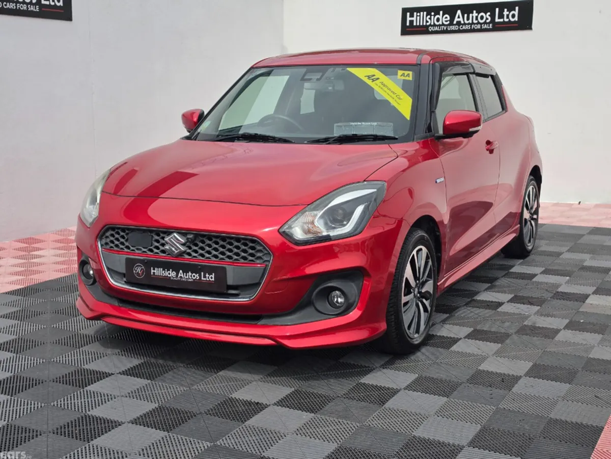 Suzuki Swift Hatchback, Petrol Hybrid, 2017, Red