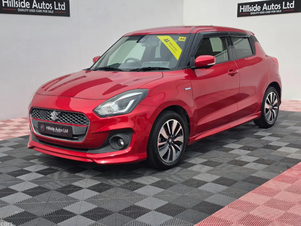 Suzuki Swift Hatchback, Petrol Hybrid, 2017, Red
