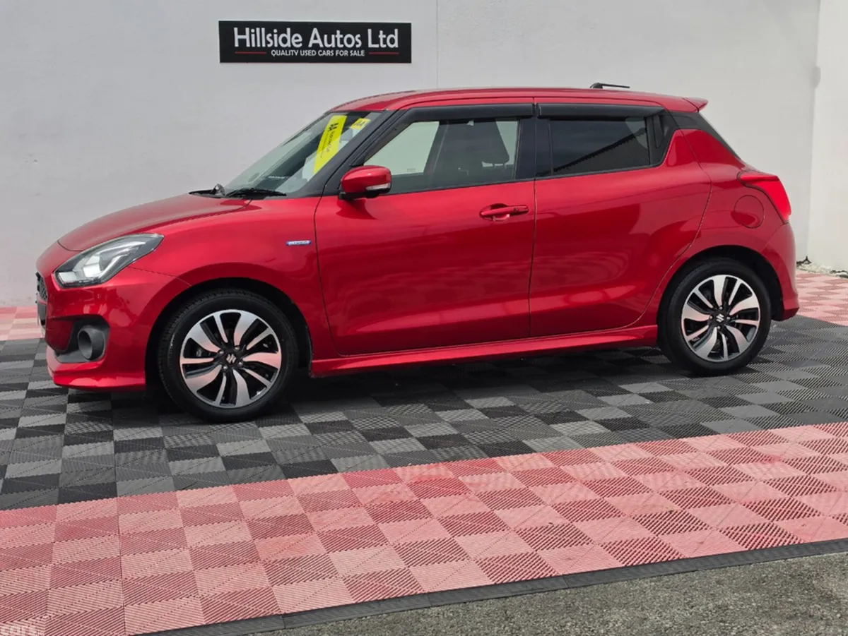 Suzuki Swift Hatchback, Petrol Hybrid, 2017, Red