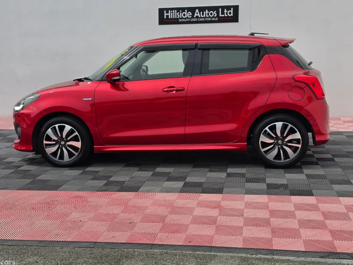 Suzuki Swift Hatchback, Petrol Hybrid, 2017, Red