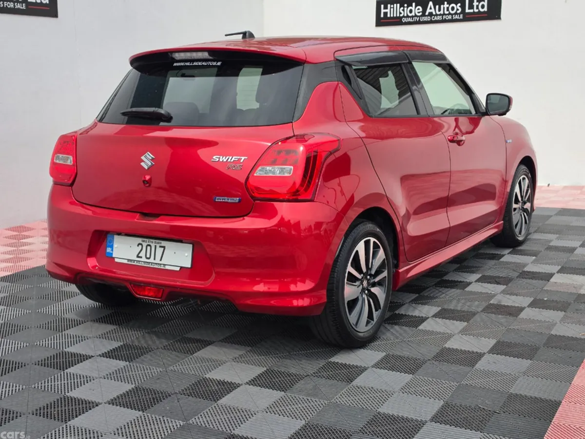Suzuki Swift Hatchback, Petrol Hybrid, 2017, Red