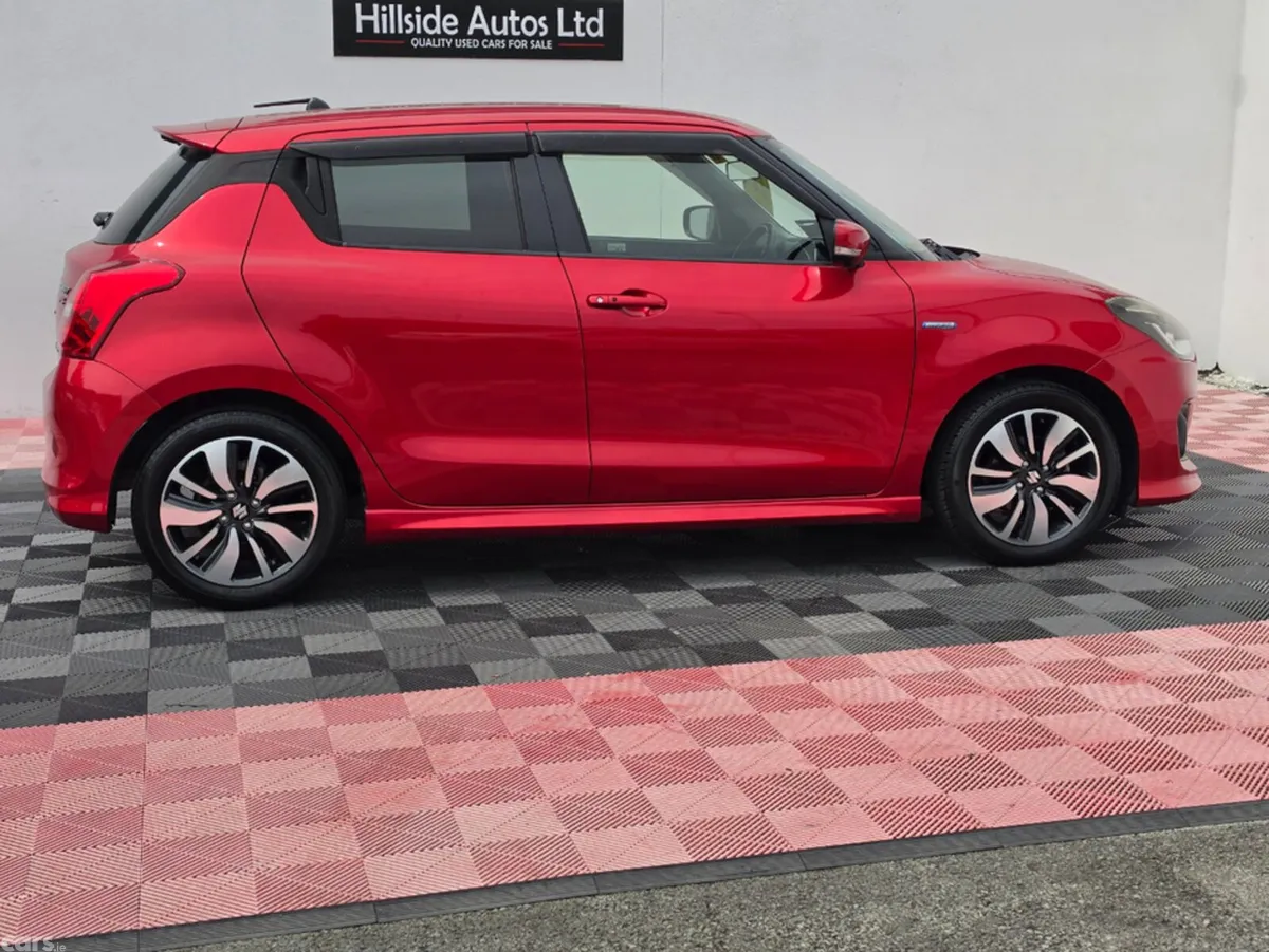 Suzuki Swift Hatchback, Petrol Hybrid, 2017, Red
