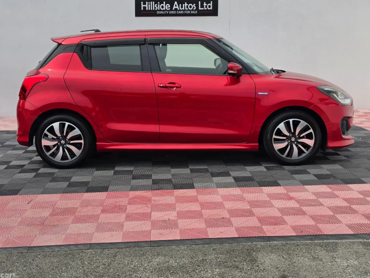 Suzuki Swift Hatchback, Petrol Hybrid, 2017, Red