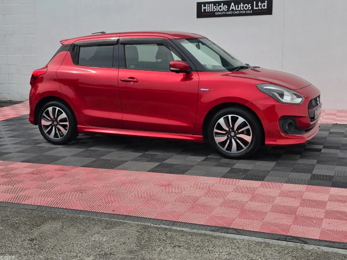 Suzuki Swift Hatchback, Petrol Hybrid, 2017, Red