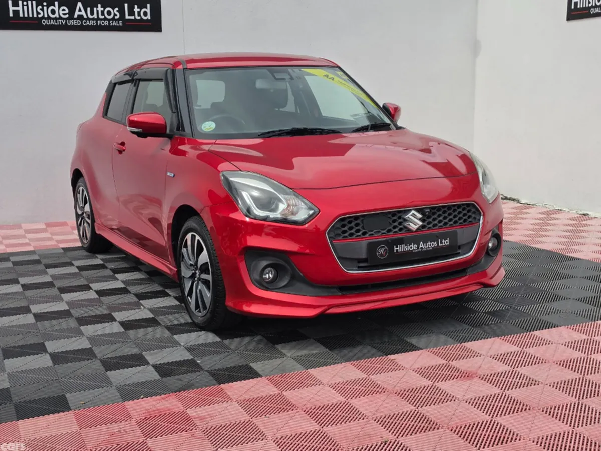 Suzuki Swift Hatchback, Petrol Hybrid, 2017, Red