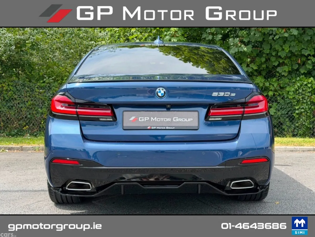 BMW 5-Series Saloon, Petrol Plug-in Hybrid, 2022, Blue