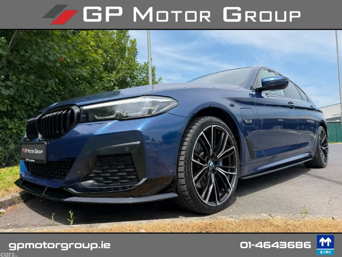 BMW 5-Series Saloon, Petrol Plug-in Hybrid, 2022, Blue