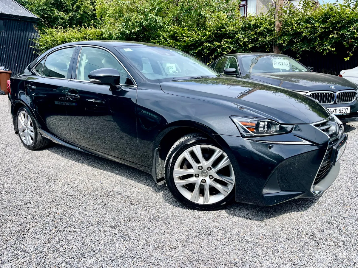 Lexus IS Saloon, Petrol Hybrid, 2017, Black