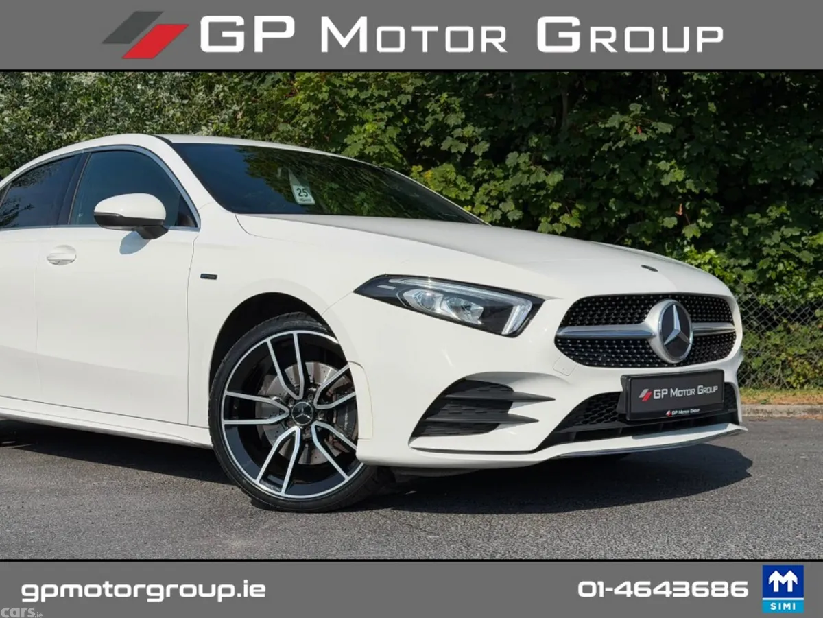 Mercedes-Benz A-Class Saloon, Petrol Plug-in Hybrid, 2021, White