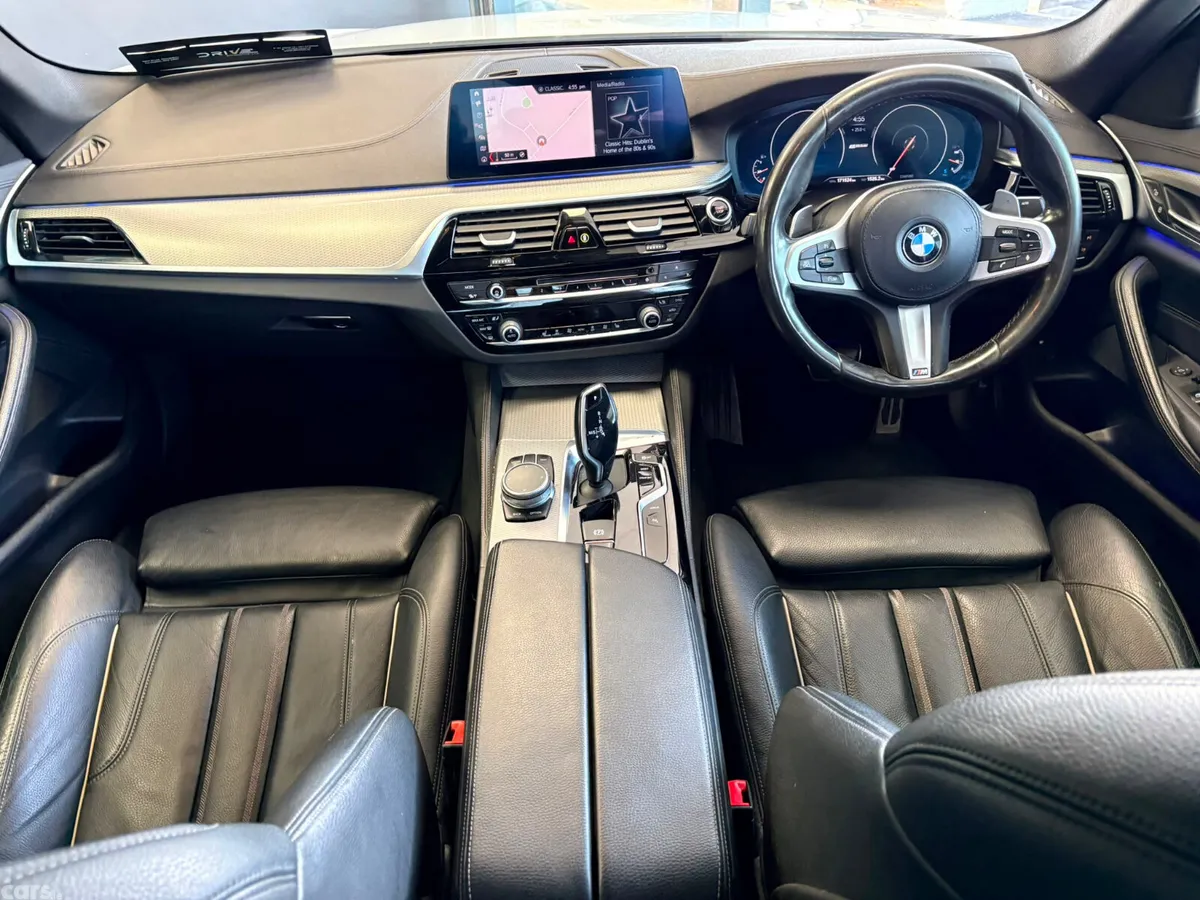 BMW 5-Series Saloon, Petrol Plug-in Hybrid, 2019, White