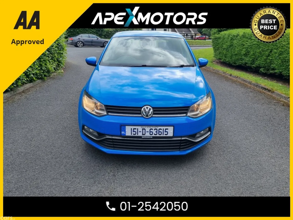 Volkswagen Polo Hatchback, Petrol, 2015, Blue