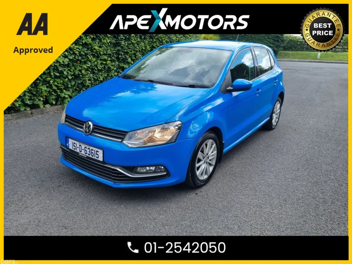 Volkswagen Polo Hatchback, Petrol, 2015, Blue
