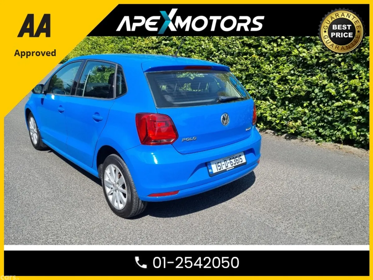 Volkswagen Polo Hatchback, Petrol, 2015, Blue