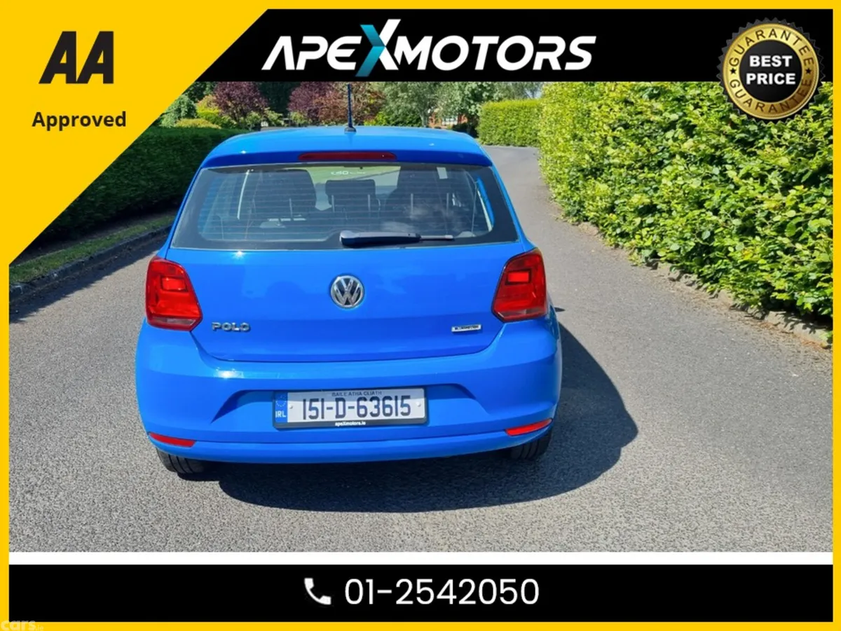 Volkswagen Polo Hatchback, Petrol, 2015, Blue