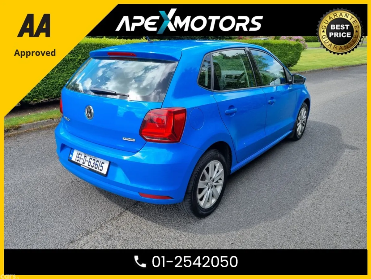 Volkswagen Polo Hatchback, Petrol, 2015, Blue