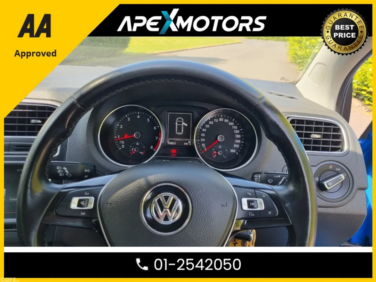 Volkswagen Polo Hatchback, Petrol, 2015, Blue