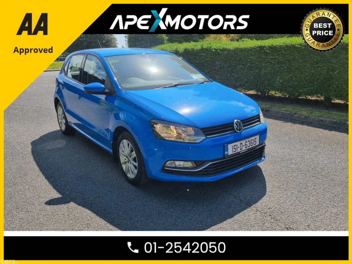 Volkswagen Polo Hatchback, Petrol, 2015, Blue